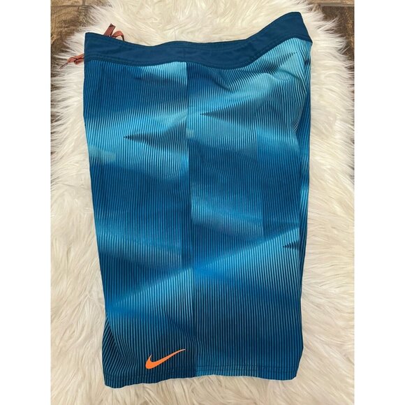 Nike Vapor Swim Board Shorts men’s Size 30 Blue Stretch Unlined - Picture 3 of 11